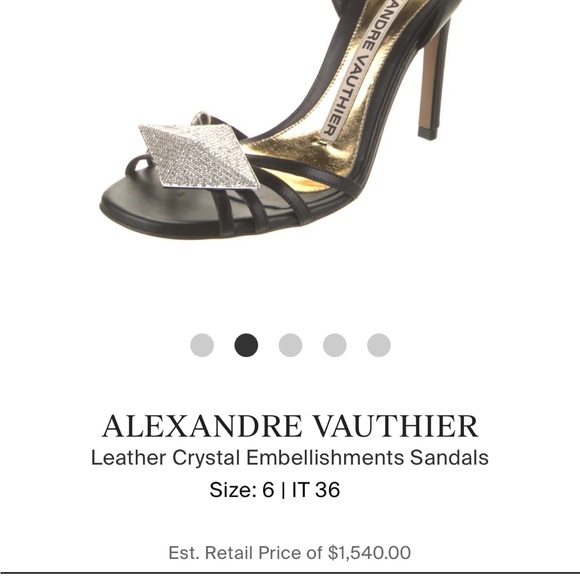 Alexandre Vauthier Sandals NEVER WORN . - Picture 2 of 5